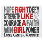 Fight Like A Girl Lung Cancer 23.4 flyers