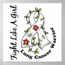 Fight Like A Girl Lung Cancer 29.4 Poster