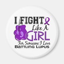 Fight Like A Girl Lupus 15.6 Magnet