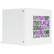 Fight Like A Girl Lupus 23.4 Binders