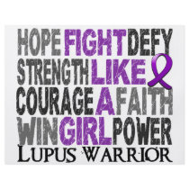 Fight Like A Girl Lupus 23.4 Personalized Flyer