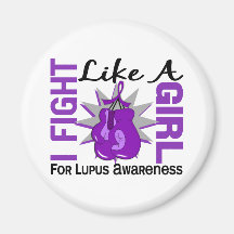 Fight Like A Girl Lupus 8.5 Magnet