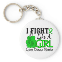 Fight Like A Girl Lyme Disease 15.2 Key Chain