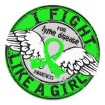 Fight Like A Girl Lyme Disease 16.5 Sticker