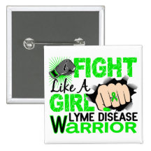 Fight Like A Girl Lyme Disease 20.2 Buttons