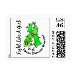 Fight Like A Girl Lyme Disease 29.4 Postage Stamp
