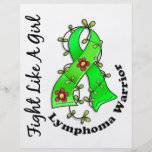 Fight Like A Girl Lymphoma 29.4 Custom Flyer