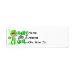 Fight Like a Girl Lymphoma 42.8.png Custom Return Address Label