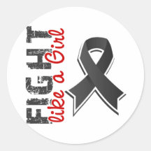 Fight Like A Girl Melanoma 28.8 Sticker