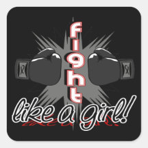 Fight Like A Girl Melanoma 32.8 Sticker