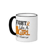 Fight Like A Girl MS 15.2 Coffee Mugs