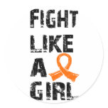 Fight Like A Girl MS 21.8 Sticker
