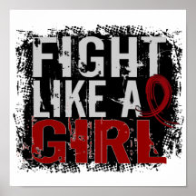 Fight Like a Girl Multiple Myeloma 31.8 Print