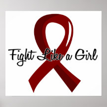 Fight Like A Girl Multiple Myeloma 41.8 Poster