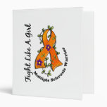Fight Like A Girl Multiple Sclerosis 29.4 Vinyl Binders