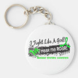 Fight Like A Girl Muscular Dystrophy 19.1 Keychain