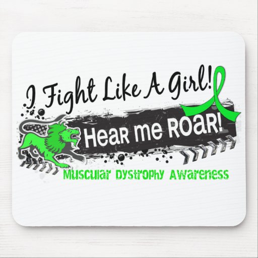 Fight Like A Girl Muscular Dystrophy 19.1 Mouse Pad