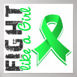 Fight Like A Girl Muscular Dystrophy 28.8 Poster