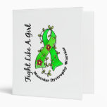 Fight Like A Girl Muscular Dystrophy 29.4 Vinyl Binder