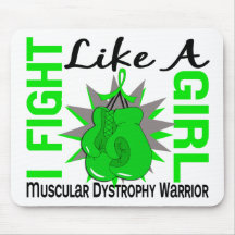 Fight Like A Girl Muscular Dystrophy 8.2 Mouse Pad