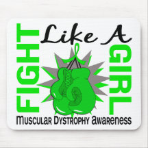 Fight Like A Girl Muscular Dystrophy 8.3 Mouse Pad