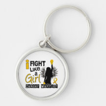 Fight Like A Girl Neuroblastoma 26.2 Key Chains
