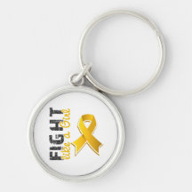 Fight Like A Girl Neuroblastoma 28.8 Keychain