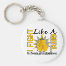 Fight Like A Girl Neuroblastoma 8.5 Keychains