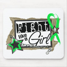 Fight Like A Girl Non-Hodgkin's Lymphoma 24.8 Mousepads