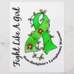 Fight Like A Girl Non-Hodgkin's Lymphoma 29.4 Full Color Flyer
