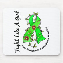 Fight Like A Girl Non-Hodgkin's Lymphoma 29.4 Mousepad