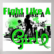 Fight Like A Girl Non-Hodgkin's Lymphoma 30.8 Poster