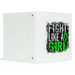 Fight Like a Girl Non-Hodgkin's Lymphoma 31.8 Vinyl Binder