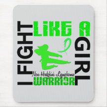 Fight Like A Girl Non-Hodgkin's Lymphoma 3.2 Mousepad