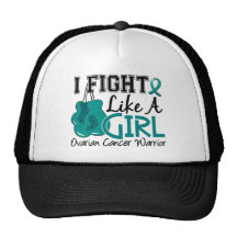 Fight Like A Girl Ovarian Cancer 15.2 Mesh Hats