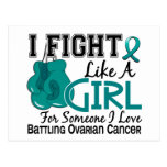 Fight Like A Girl Ovarian Cancer 15.6 Post Cards