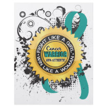 Fight Like a Girl Ovarian Cancer 39 Custom Flyer
