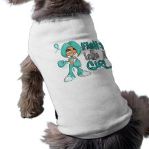 Fight Like a Girl Ovarian Cancer 42.8.png Dog T Shirt
