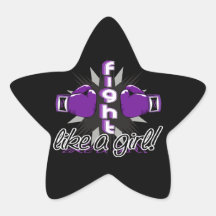 Fight Like A Girl Pancreatic Cancer 32.8 Sticker