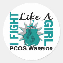 Fight Like A Girl PCOS 8.2 Sticker