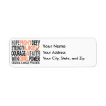 Fight Like A Girl PKD 23.4 Custom Return Address Labels