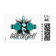 Fight Like A Girl PKD 32.8 Stamp