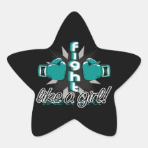 Fight Like A Girl PKD 32.8 Star Sticker