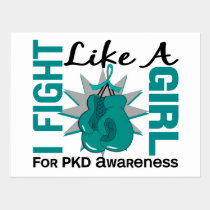 Fight Like A Girl PKD 8.5 postcards