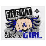 Fight Like A Girl Rectal Cancer 27.8 Personalized Flyer
