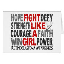 Fight Like A Girl Retinoblastoma 23.3 Greeting Card