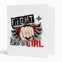 Fight Like A Girl Retinoblastoma 27.8 Vinyl Binder