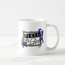 Fight Like A Girl Rheumatoid Arthritis 24.8 Coffee Mugs