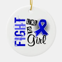 Fight Like A Girl Rheumatoid Arthritis 36.8 Christmas Tree Ornaments
