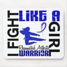 Fight Like A Girl Rheumatoid Arthritis 3.2 Mousepad